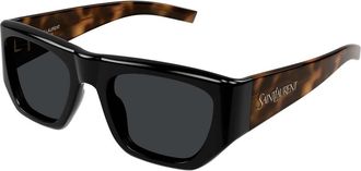 Saint Laurent SL 740 004 Womens Sunglasses Black Size 52