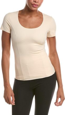 Rene Ruiz Scoop Neck Tightening T-Shirt