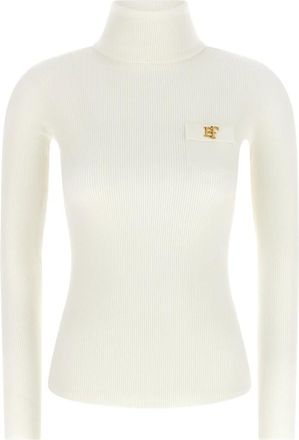 Elisabetta Franchi Mujer, Jerseys, Blanco, Talla: L