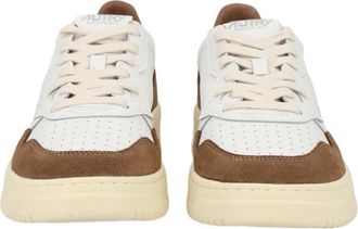 Autry Medalist Low Leather Suede Panels Sneakers