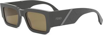 Fendi Brown Square Mens Sunglasses FE40131I 20E 51