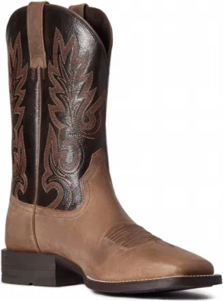 Ariat Mens Authentic Layton Western Boot In Brown