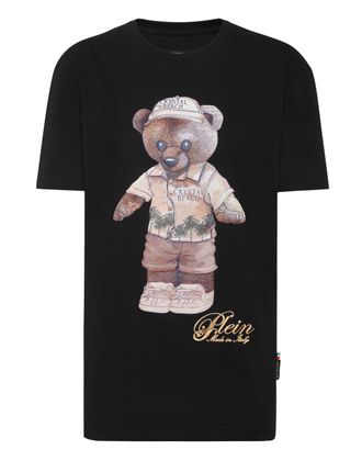 Philipp Plein Man Fit T-Shirt Teddy Beach