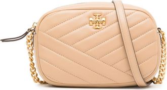 Tory Burch Kira Chevron camera bag - women - Leather - One Size - Brown