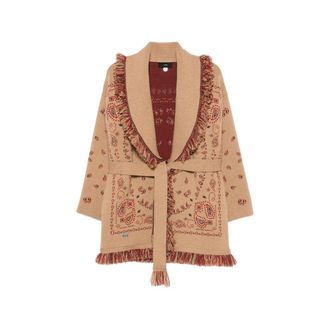 Alanui Bandana Print Cardigan
