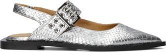 Toral Shoes Zilveren Slingback Schoenen voor Dames - Dames - Ballerinas - Grijs - 41 EU - Schoenen