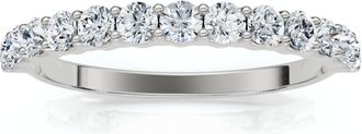 Pompeii3 1/2 Ct TDW Diamond Wedding Ring Stackable Womens Anniversary Band 14k White Gold