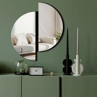 Wallity Specchio decorativo, specchio da parete, accessorio per la casa