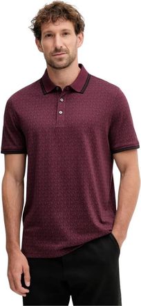 Michael Kors Camisa Polo de Algod&oacute;n con Logo de la Firma Greenwich - Tops - Hombre - Rojo - S