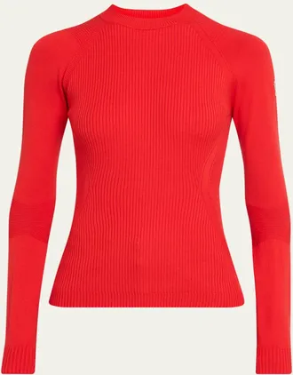 Moncler Crepe Viscose Blend Sweater