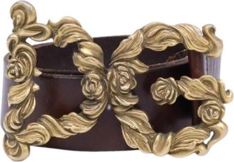 Dolce & Gabbana Pre-owned Standard Belt - Dames - Vintage Accessoires - Bruin - ONE Size - Leer - Vintage