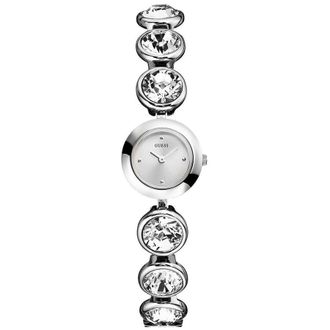 Guess Spotlight Quartz Silver Dial Ladies Watch W85101L1