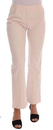 Ermanno Scervino Cotton Stretch Straight Trousers Womens Pants (Pre-Owned)