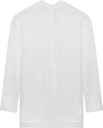 Toteme White Regular Solid Shirt