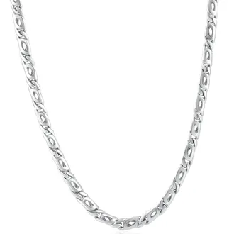 Pompeii3 Mens Mariner 14k Gold (46gram) or Platinum (86gram) 5.5mm Link Chain Necklace 22