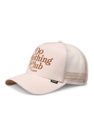 Djinns DNC 30th Trucker Cap Mesh Cap Hat Cap Hat Caps, Cream White, One Size