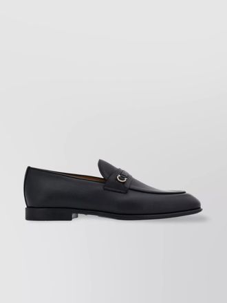 Ferragamo hammered leather loafers