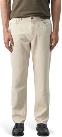 Mango Lori Tapered Jeans in Light/Pastel Beige at Nordstrom, Size 30