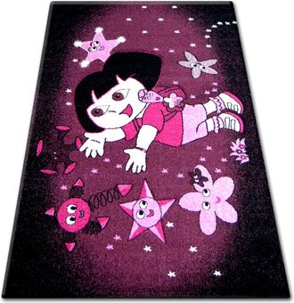 RugsX Rugsx - Alfombra Pilly 7818 Dora - Purpura/negro Purple 160x220 Cm