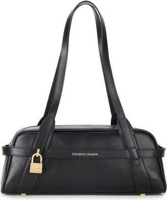 Elisabetta Franchi Bags - Dames - Schoudertassen - Zwart - ONE Size - Leer - Tassen