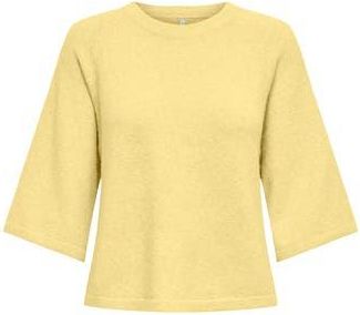 Only Glory Life Knit Top in Lemon Mering Detailmelange at Nordstrom Rack, Size X-Large
