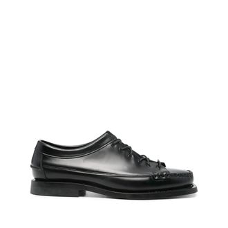 Hereu Laced Shoes, male, Black, Size: 11 US Priego Squared Shoe