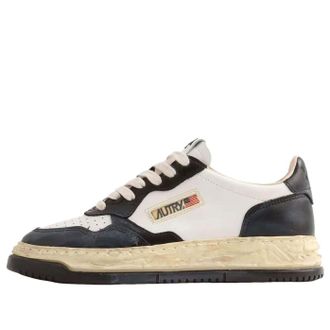 Autry &times; Maison MIHARA YASUHIRO General Scale Medalist Low Supervintage Black White C15FW301-BLACK-WHITE