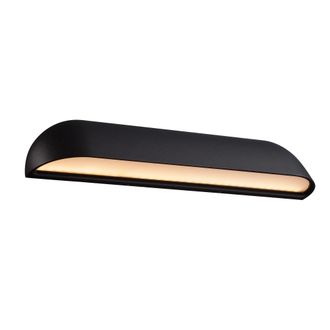Nordlux Modern Outdoor Wall Light Black Metal Intergrated LED Weatherproof - Mains Powered, IP44