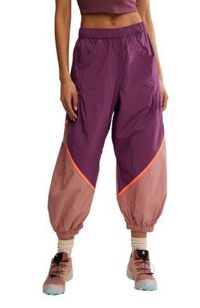 Free People FP Movement Freeflow Colorblock Joggers in Rose Wash at Nordstrom Rack, Size Large
