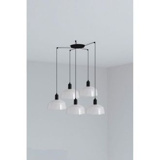 Faro Barcelona Tatawin M 5l Colgante Cristal Blanco