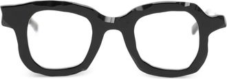 Masahiromaruyama geometric-frame glasses - Black