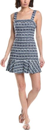 Alice & Olivia Alice + Olivia Kaidra Drop-Waist Mini Dress
