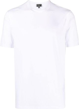 Giorgio Armani White Cotton T-shirt