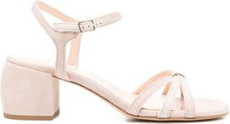 AGL Clio Sandalen - Dames - Sandalen met hakken - Beige - 39 EU - Schoenen