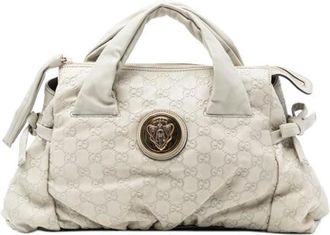 Gucci Pre-owned Handbags, female, White, Size: ONE SIZE Pre-owned Handbag