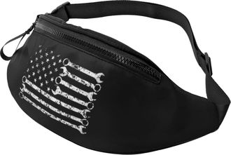Generic Mechanic Diy Wrench American Bum Bag Belt Bag Adjustable Fanny Packs For Gym Running Men 14X35Cm