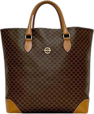 Celine Pre-owned Vintage Tote Bag - Dames - Vintage Shopper - Bruin - ONE Size - Leer - Vintage