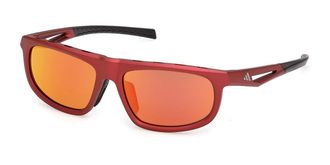 Adidas Sport SP0126 67L Womens Sunglasses Red Size 56