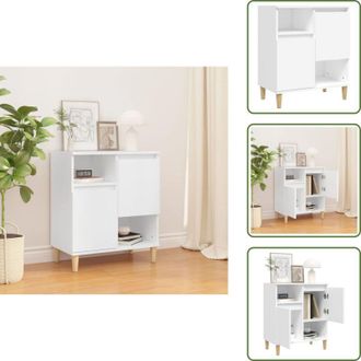 vidaXL The Living Store Credenza Bianca 60x35x70 cm in Legno Multistrato - Credenza bianca