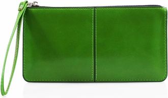 Generic Womens Wallet, Large Capacity Slim Phone Purse, Credit Card Holder Wallet with Multiple Card Slots Zipper Pocket (Dark Green)