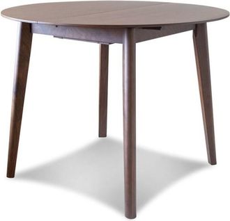 PIB Peque&ntilde;a mesa extensible en nogal marron
