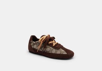 Coach Soft Sneaker In Signature Jacquard