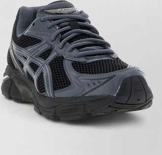 Asics synthetic leather low-top sneakers