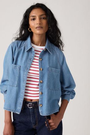 Levi's Tini camicia da lavoro a manica lunga - Donna - M - Blu / Poolside Blue