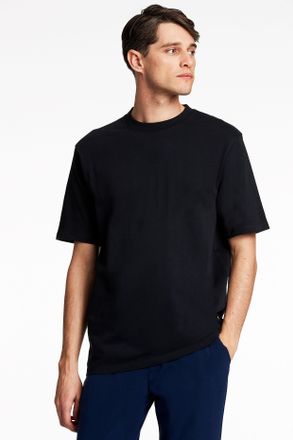 Lindbergh T-Shirt LINDBERGH, Herren, Gr. 3XL, blau (navy), Jersey, Obermaterial: 100% Baumwolle, unifarben, regular fit h&uuml;ftbedeckend, Rundhals, Shirts T-Shirt,