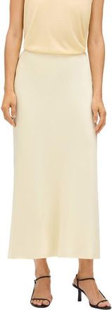 Another Tomorrow Satin Skirt in Butter at Nordstrom, Size 46 It