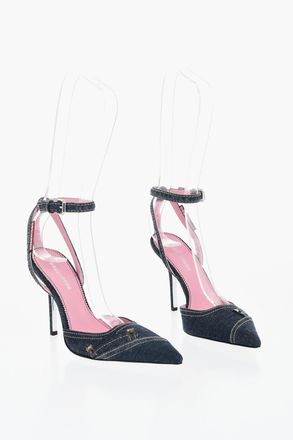 Dsquared2 Denim Ankle Strap Pumps 10cm Dsquared2