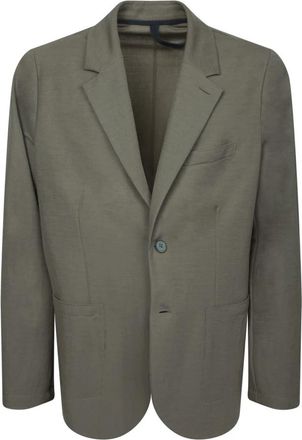 Harris Wharf London Beige Blazer - Heren - Blazers - Groen - L - Jassen