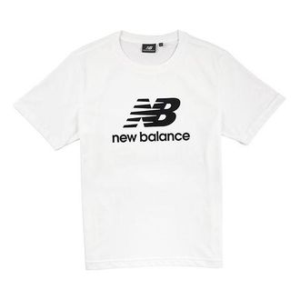 New Balance Mens Logo Short Sleeve White NEA2E031-WT