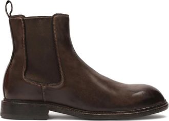 Kazar Bruine pantoffels met leren zool - Heren - Chelseaboots - Bruin - 43 EU - Leer - Schoenen